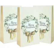 Gilded Wreath Paper Lolly / Treat Bags (Pack of 6)