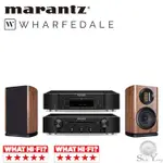 MARANTZ CD6007 CD播放機+ PM6007 綜合擴大機 + WHARFEDALE EVO 4.1 書架喇叭