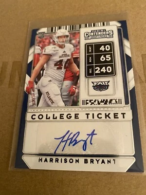 2020 panini contenders draft picks football RC Harrison Bryant Auto Browns