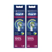 2 x Oral-B Vitality Plus Power Floss Action Electric Toothbrush Head Refill 3 Pack