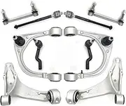 10 Pieces Front Axle Suspension Control Arm Ball Joint Stabilizer Link Tie Rod End Kits Compatible with Cadillac CTS 2008-2013 CTS CD3 CD4