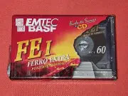 BASF EMTEC FE 1 Ferro Extra 60min Cassette Tape NEW SEALED