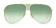 Dita Decade-Two DRX-2082-L-GLD-CLR-62 Men's Sunglasses Gold Size 62