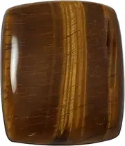 [Goyal Exports] Tiger Eye Octagon Cabochon Natural Loose Gemstone 29.35cts QE49, Loose Gemstone, Tiger Eye
