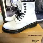 White Size 8 Doc Martens Dr.Martens with Bouncing Soles Leather New