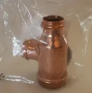 Viega 15518 - 2" x 1-1/4" x 1-1/4" P x P x P - Pro-Press Copper Reducing Tee