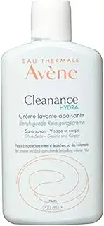 Avene Avene Cleanance Hydra Soothing Cleansing Cream for Unisex 6.76 oz Cream, 200 ml