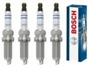 BOSCH IRIDIUM SPARK PLUG X4 for RENAULT CAPTUR CLIO 1.2L, MEGANE H5F, XV FB20C (for: Renault)