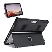 Case for 12.3" Microsoft Surface Pro 7+/7/6/5/4/LTE Protective Rugged Black