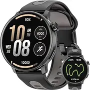 Smart Watch for Men Women GPS, 1.43'' AMOLED Smartwatch with Compass/Barometer/Altimeter 100+ Sports Fitness Tracker with Health Monitor for Android iOS 3ATM Waterproof Answer/Make Call