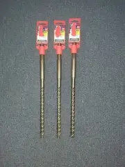 3 Bosch Speed Xtreme 5/8" X 13" Carbide Masonry Drill Bits