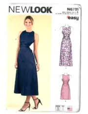NEW LOOK Sewing Pattern N6731 Misses Women Ladies Plus Dress 6-18 Easy 2 Styles