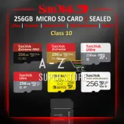 MICRO SD CARD 256GB SanDisk Ultra, Extreme Pro, Switch Fast Memory Class 10 Fast