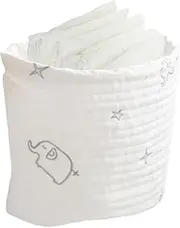 Baby Bedside Storage Bag - Baby Crib Organizer Bag,Non-Slip Baby Nappy Holder, Dormitory Bed Bunk Holder, Bedside Organizer for Diapers Toys