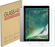 HYGMOCC Design for Apple iPad Pro 12.9 inch (2017 Model) Tempered Glass Screen Protector, Anti Scratch,Bubble Free,High Definition（2 Pack）