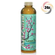 24x Bottles Arizona Real Brewed Green Tea With Ginseng And Honey Flavor | 20oz