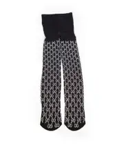 Black GG Crystal Embellished Tights