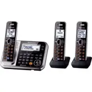 PANASONIC KXTG7893AZS Dect Bluetooth Cordless Phone Triple Pk With Answer