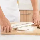 Stainless Steel Rolling Pin Roller Baking Tool Cookie Roller Roll for Pastries