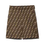[Fendi] Fendi FF-motif Shorts 10 A BROWN