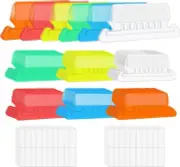 File Folder Tabs, Red, White, Yellow, Blue, Multi, Orange, Green, Clear