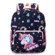 Black Kids Children Unicorn Backpack Rucksack Girls Boys School Bags Kindergarten Bags