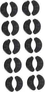 KOMBIUDA 10 Pairs high heel liner heel pad pain silent shoes stickers sole heel repair pad shoe pads anti shoe grips rubber heel taps sticker Adhesive Shoe Sole Protectors Mute sole pad