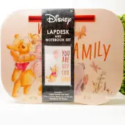 Disney Winnie The Pooh Tablet Holder Lap Desk & Notebook Set - 19" x 14.75" New