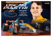 Oscar piastri f1 formula one Mclaren racing driver poster bargain Grand Prix