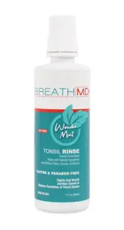 BreathMD Natural Tonsil Stone Remover Rinse Mouthwash & Bad Breath Treatment