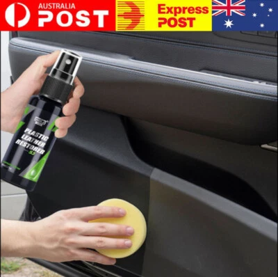 50ml Car Leather Plastic Renovator Conditioner Restorer Spray Refreshing AU