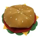 Unique Cheeseburgers Shaped Hat Headgear Performances Hat for Adult Kids