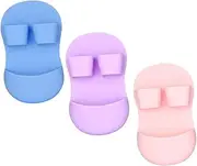 VICASKY 3pcs Face Scrubbers Soft Silicone Face Wash Brush Exfoliating Bristles