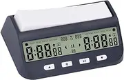 Chess Clock, Professional Digital Chess Timer with Bonus & Delay Countdown Function, Multifunctional Portable Timer for Board Games