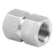 FITOK 316 SS Hex Reducing Coupling 1/4'' × 1/8'' FNPT, 6600 psi, SS-PCG-NS4-NS2