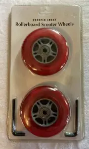 Sharper Image Rollerboard Scooter Wheels Red w/ 2 Allen Wrenches GT902-Red