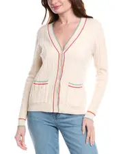 FATE Rib Knit Wool-Blend Cardigan