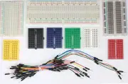 Solderless Prototype PCB Breadboards, Jumper Leads Various Colours 1,2 ,5 Pks