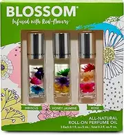 Roll-On Perfume Oil Set, 3 Pieces, 0.1 fl oz (3 ml) Each