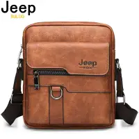 在飛比找蝦皮購物優惠-Jeep BULUO 奢侈品牌男士斜挎包斜挎商務休閒手提包男