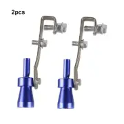 2pieces Universal Car Turbo Sound Whistle Simulator Sound Pipe Of Auto Tailpipe