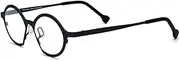 [FONEX] Colorful Pure Titanium Glasses Frame Women Retro 3/4 Round Eyeglasses F85785