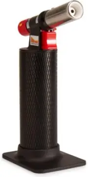 Power Probe PPBT Black Butane Torch - Max Temp 1,300°C - 2,400°F Refillable Tank