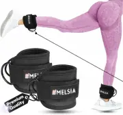 Cable Machine Ankle Straps Women & Men – Adjustable Neoprene-Padded Gym Cable A