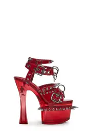 [Widow] Romantic Misfit Platform Heels - Red
