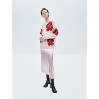 在飛比找ETMall東森購物網優惠-edition花卉圖案粉色毛衣