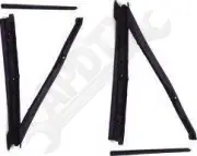 APDTY 140841 Vent Window Seal, Rear Vertical Kit