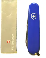 VICTORINOX TINKER COBALT BLUE c. 2011's MULTI-TOOL FOLDING SWISS ARMY KNIFE NOS!