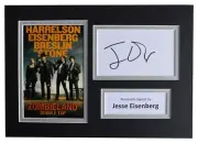 Jesse Eisenberg Signed Autograph A4 photo display Film Zombieland AFTAL COA