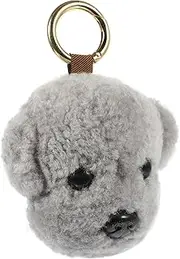 KICHOUSE Adorable Plush Dog Pendant Keychain Cartoon Puppy Bag Decor with Hanging Ring for Backpacks and Car Keys Soft Plush Material Animal Lovers